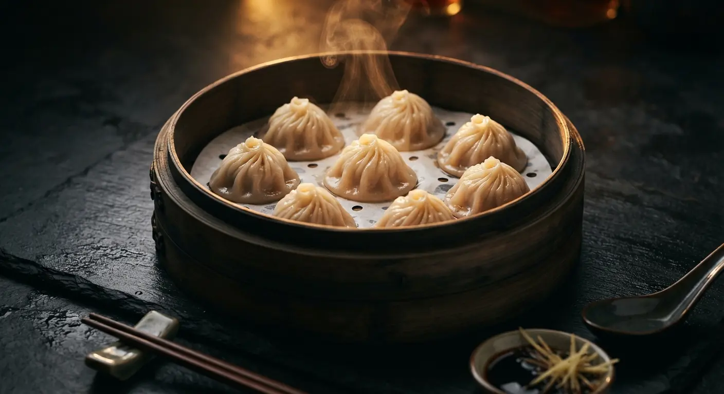 Pork Soup Dumplings (Xiao Long Bao)