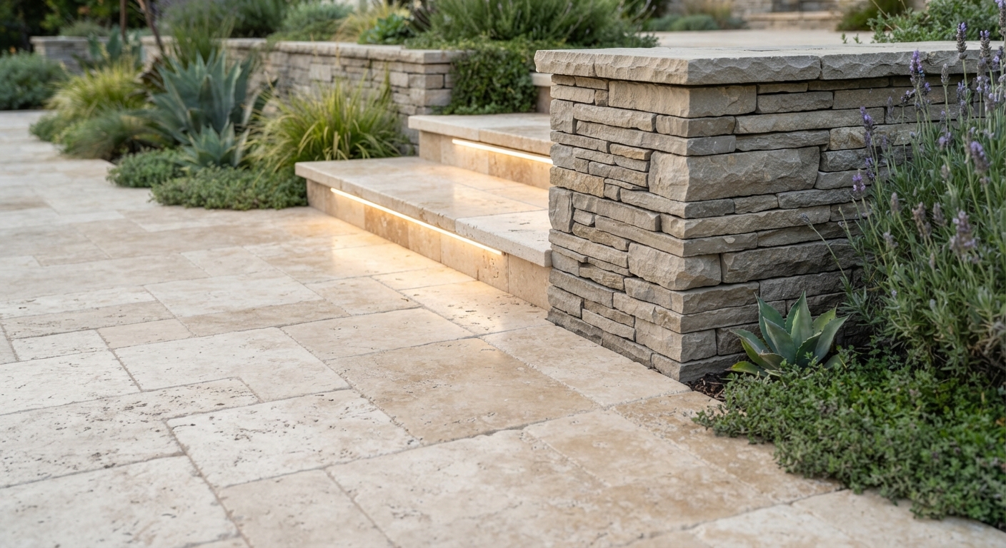 The Crestview Modern Hardscape